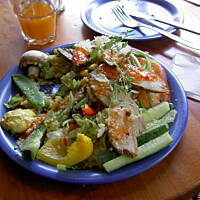 Salatka z piersia kurczaka