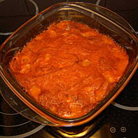 Zapiekanka z piersiami kurczaka