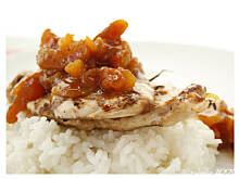 Fot. anay, Grillowany kurczak z imbirem i morelami