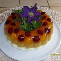 Galaretkowiec z musem jabłkowym i budyniem