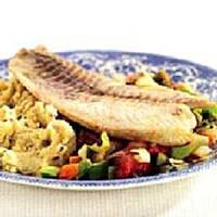 Tilapia z mieszanka warzyw włoskich