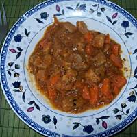 Gulasz wieprzowy z pomidorami