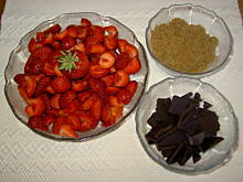 Fot. tineczka, Dzem truskawkowy z gorzka czekolada