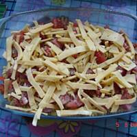 Zapiekanka z makaronem i pomidorami