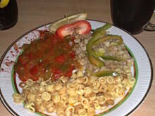 Fot. jolmen, morszczuk okraszony czosnkiem i zieloną papryką