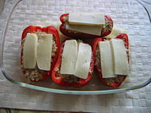 Fot. basilek, Papryka z ziołowym ryżem