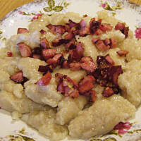 Kluski przycieraki wg przepisu prababci Różyczki