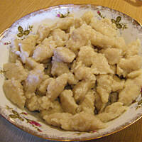 Kluski przycieraki wg przepisu prababci Różyczki