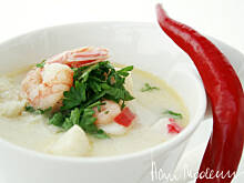 Fot. anay, Zupa kokosowa z owocami morza