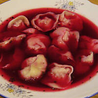 Pierożki uszka z mięsem wg babci Różyczki