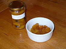 Fot. arabis, Niskosłodzony dżem brzoskwiniowy z borówkami