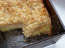 Fot. arabis, Jabłecznik z kruszonką kokosową