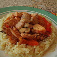 Kurczak na warzywach