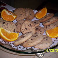 ciasteczka czekoladowo-pomarańczowe