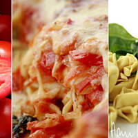 Tortellini mięsne zapiekane