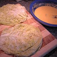 Sznycle z kapusty wloskiej