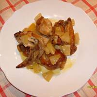 Skrzydełka kurczaka w ananasie