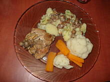 Fot. -izka-, Kurczak z kurkami w śmietanowym sosie