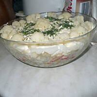 Sałatka mieszana z kalafiora