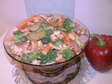 Fot. Mloda, Sałatka z kurczakiem i brokułami