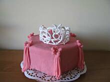 Fot. aloiram, Tort dla księżniczki - poduszka z diademem