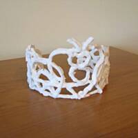 Ozdoby na tort z lukru - diadem