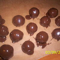 Trufelki z  suszonymi morelami 2