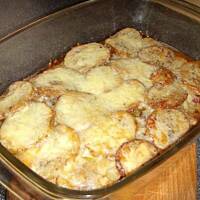 Zapiekana Kiełbasiano-Kartoflana