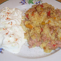 Pilaw z mięsem mielonym wg Różyczki  pychota