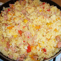 Pilaw z mięsem mielonym wg Różyczki  pychota
