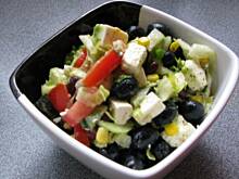 Fot. rafibasha, Sałatka z oliwkami i serem feta IMPREZKA