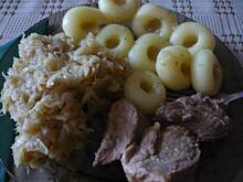 Fot. Mońcia, kapusta kiszona zasmażana do obiadu