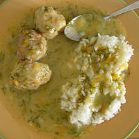 Klopsiki w sosie koperkowym - łagodne