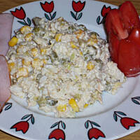 Sałatka z  tuńczyka wg Różyczki