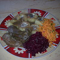 szynka z sarny po staropolsku