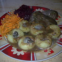 szynka z sarny po staropolsku