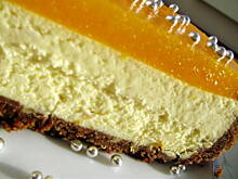 Fot. Krystyna911, Sernik z białą czekoladą i morelami lub truskawkami