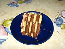 Fot. basia19, Tort na szybko - szachownica