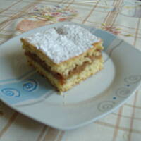 placek półkruchy z jabłkami