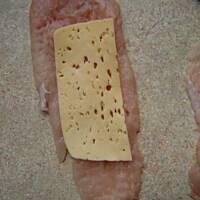 piersi z kurczaka zawijane z serem i szynką