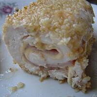 piersi z kurczaka zawijane z serem i szynką