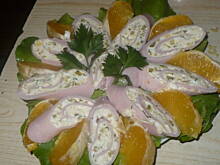 Fot. crystal, Roladki z szynki i  sera