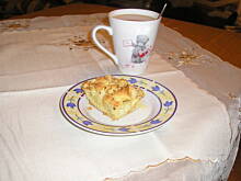 Fot. iisskkaa, Szarlotka z bezą i  kruszonką