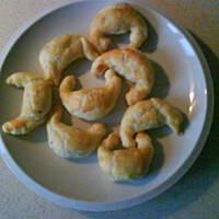 Rogaliki z ciasta francuskiego