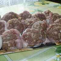 Pałki z drobiu  faszerowane