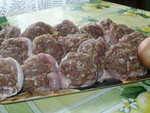 Fot. crystal, Pałki z drobiu  faszerowane