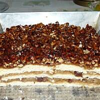 Świąteczny placek z orzechami