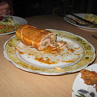 Rolada z indyka z boczkiem