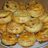Bułeczki z serem i rodzynkami wg Różyczki