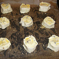 Bułeczki z serem i rodzynkami wg Różyczki